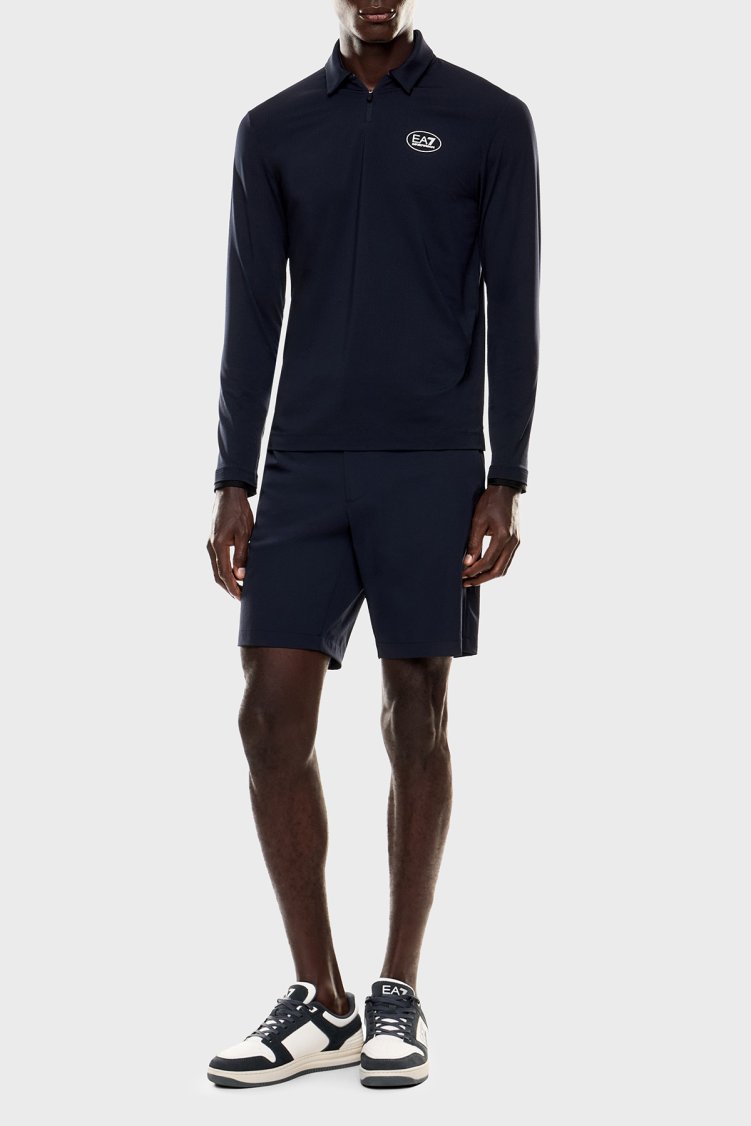 EA7 Slim Fit Logolu Normal Bel Erkek Şort 7M000194 AF14589 UB102 LACİVERT - Ea7 (1)