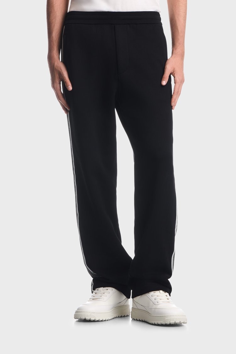 Emporio Armani %100 Pamuk Düz Paça Erkek Pantolon EM006884 AF13713 UC001 Siyah - Emporio Armani