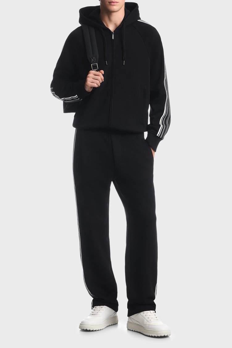 Emporio Armani %100 Pamuk Düz Paça Erkek Pantolon EM006884 AF13713 UC001 Siyah - Emporio Armani (1)