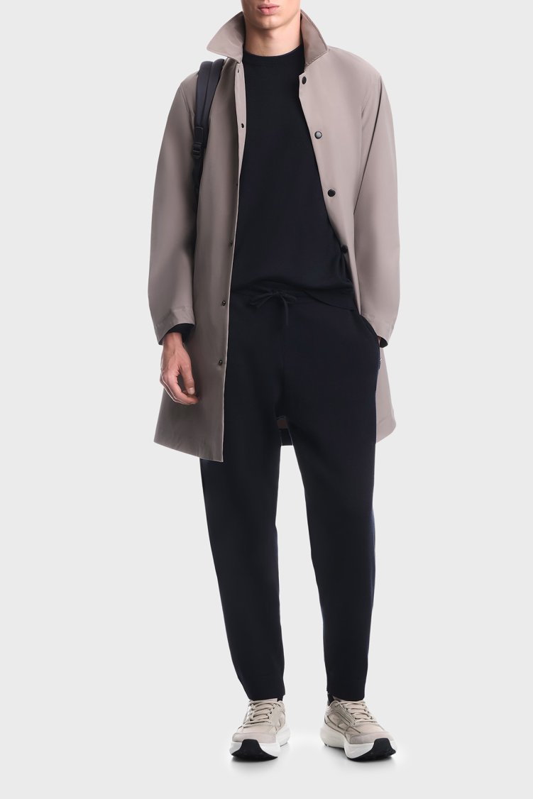 Emporio Armani % 100 Yün Regular Fit Bisiklet Yaka Erkek Kazak EM006225 AF27805 UB118 Lacivert - Emporio Armani (1)