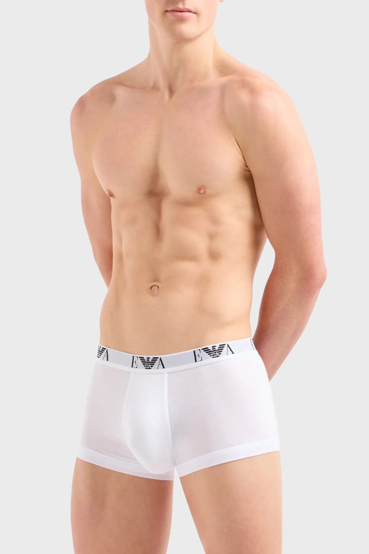 Emporio Armani 3 lü Erkek Boxer EM000259 AF14132 M0042 Beyaz-Lacivert-Siyah - Emporio Armani (1)