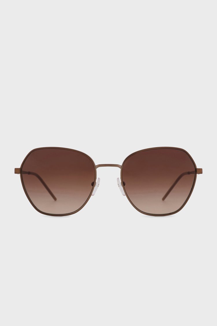 Emporio Armani Asimetrik Bayan Gözlük 0EA2161 340013 55 Mat Tundra-Kahverengi Gradyan - Emporio Armani
