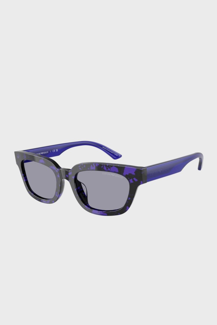 Emporio Armani Asimetrik Güneş Kadın Gözlük 0EA4233U 618380 53 Havana Menekşe-Mavi - Emporio Armani
