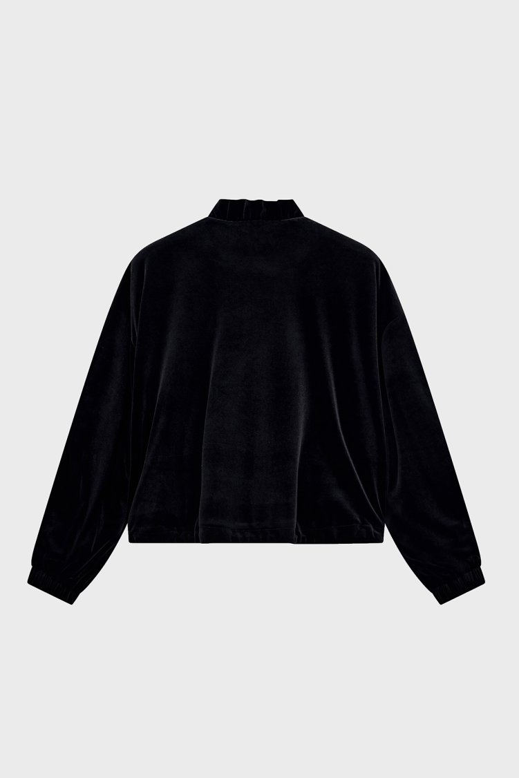 Emporio Armani Astarlı Dik Yaka Kadın Ceket EW004145 AF13341 UC001 Siyah - Emporio Armani (1)
