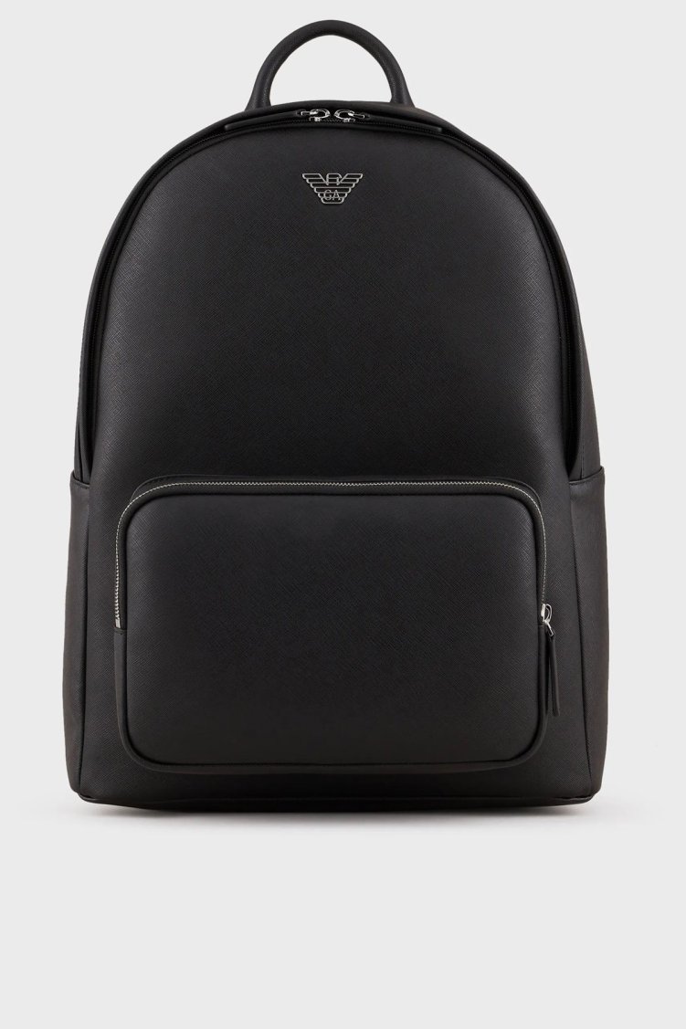 Emporio Armani Ayarlanabilir Askılı Fermuarlı Sırt Erkek Çanta Y4O250 Y138E 81072 SİYAH - Emporio Armani