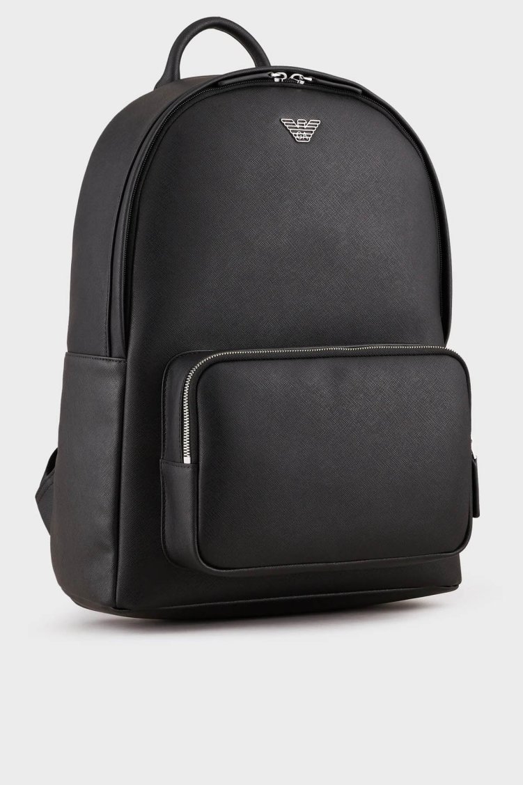 Emporio Armani Ayarlanabilir Askılı Fermuarlı Sırt Erkek Çanta Y4O250 Y138E 81072 SİYAH - Emporio Armani (1)