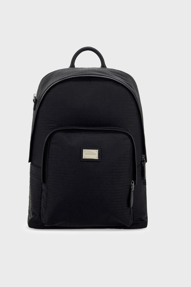 Emporio Armani Ayarlanabilir Omuz Askılı Erkek Sırt Çantası EM006563 AF28660 UC001 Siyah - Emporio Armani