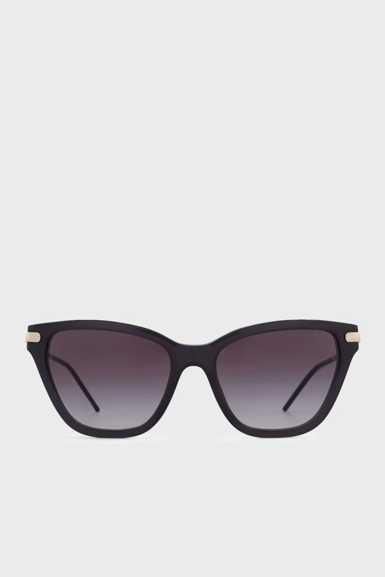 Emporio Armani Cat Eye Güneş Kadın Gözlük 0EA4251 62628G 54 Parlak Opal Siyah-Gri Gradyan - Emporio Armani