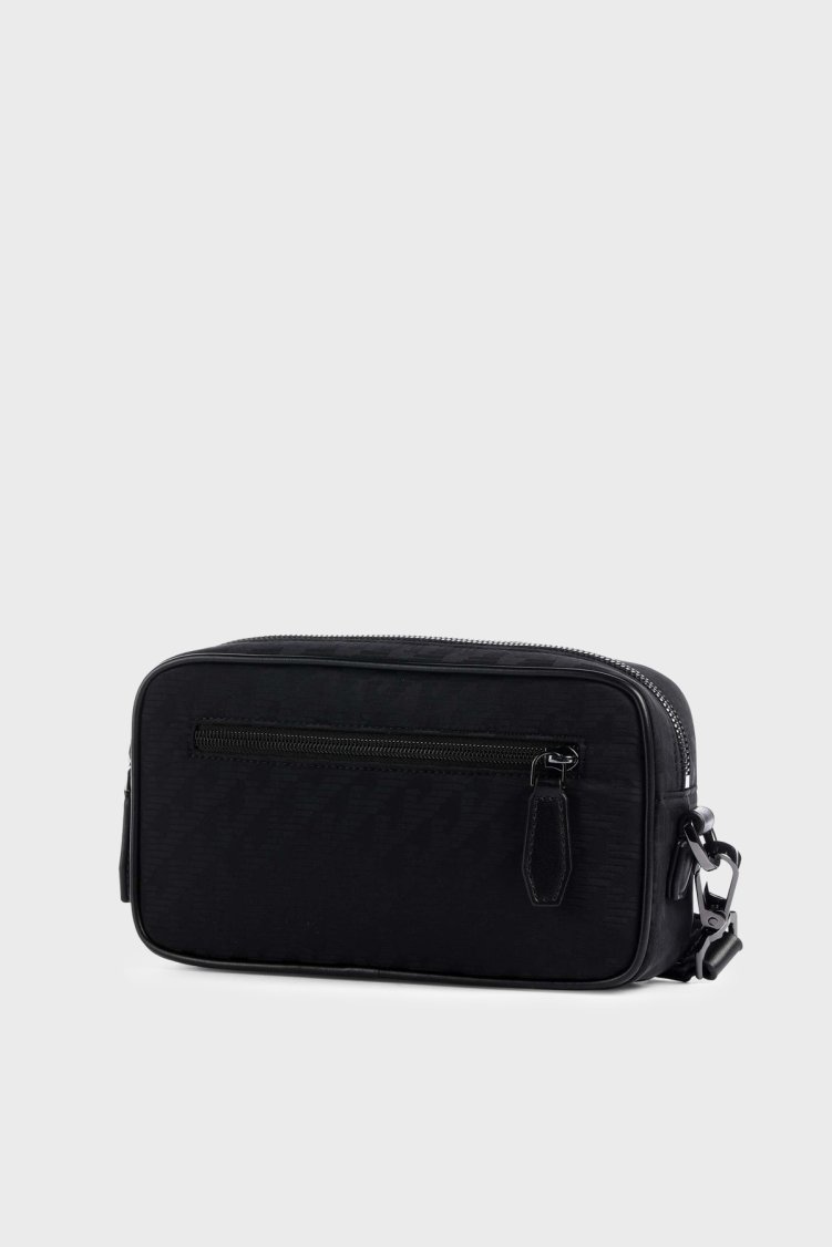 Emporio Armani Çıkarılabilir Bilek Askılı Erkek Çanta EM007051 AF28798 UC001 Siyah - Emporio Armani (1)