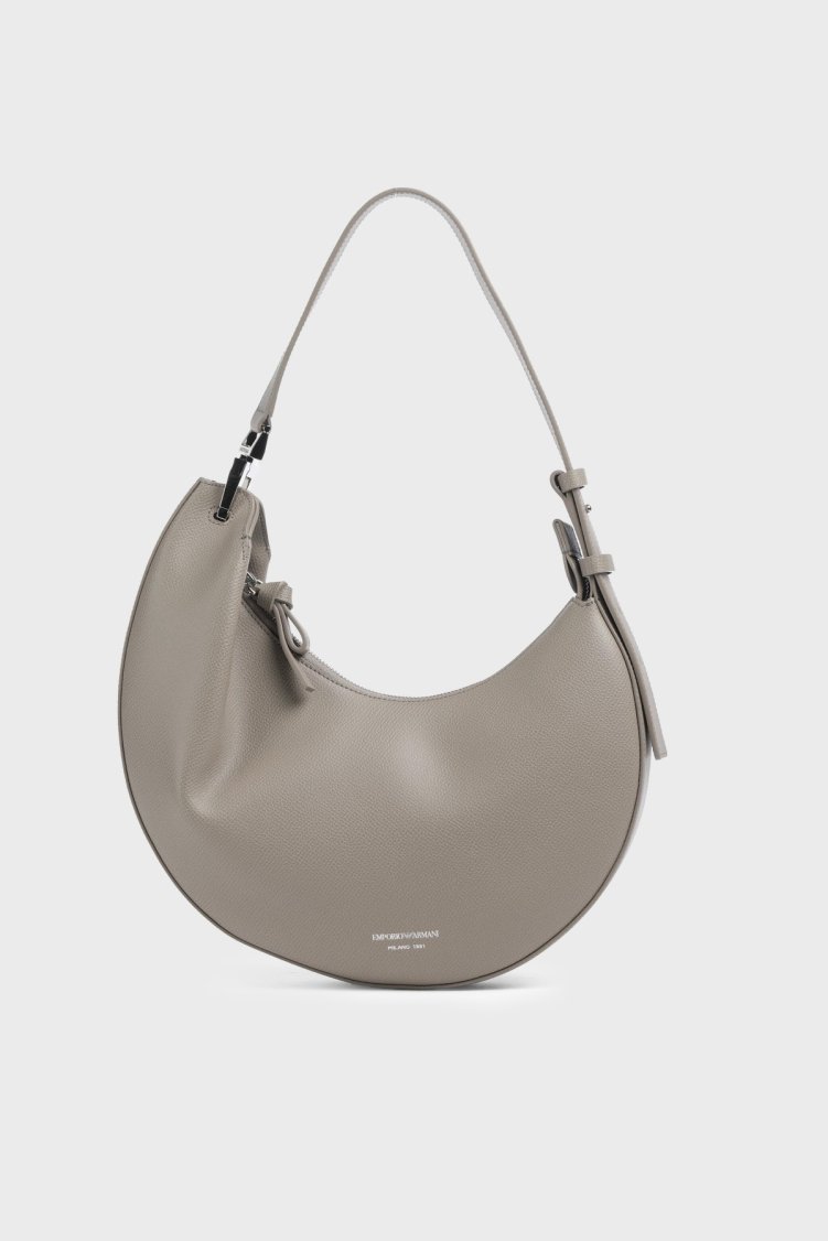 Emporio Armani Deri Çıkarılabilir Askılı Kadın Çanta EW005671 AF29459 U6168 Taş - Emporio Armani