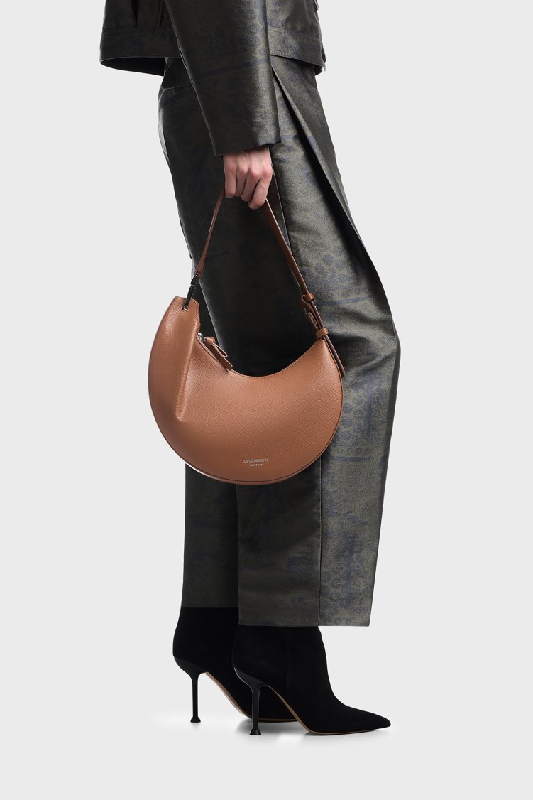 Emporio Armani Deri Çıkarılabilir Askılı Kadın Çanta EW005754 AF29459 U6124 Taba - Emporio Armani (1)