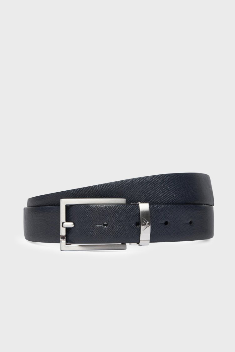 Emporio Armani Deri Erkek Kemer Y4S498YLP4E 81285 Lacivert-siyah - Emporio Armani (1)