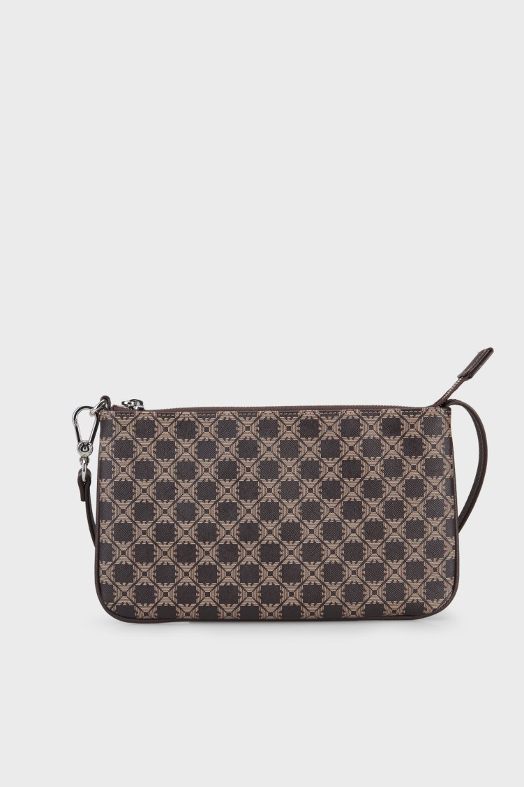 Emporio Armani Desenli Omuz Askılı Kadın Çanta EW002953 AF25820 F6226 KAHVE - Emporio Armani