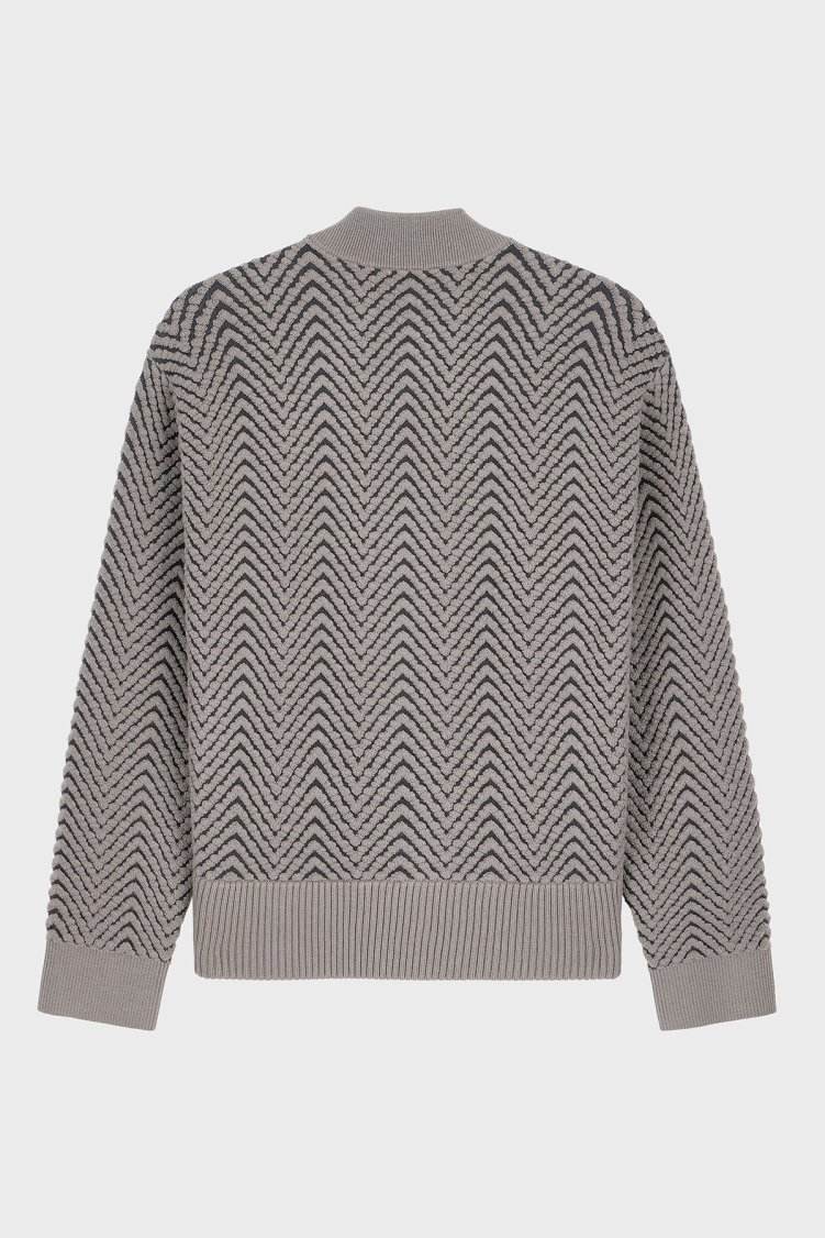 Emporio Armani Dik Yaka Fermuarlı Erkek Ceket EM006449 AF29809 F6019 Bej - Emporio Armani (1)