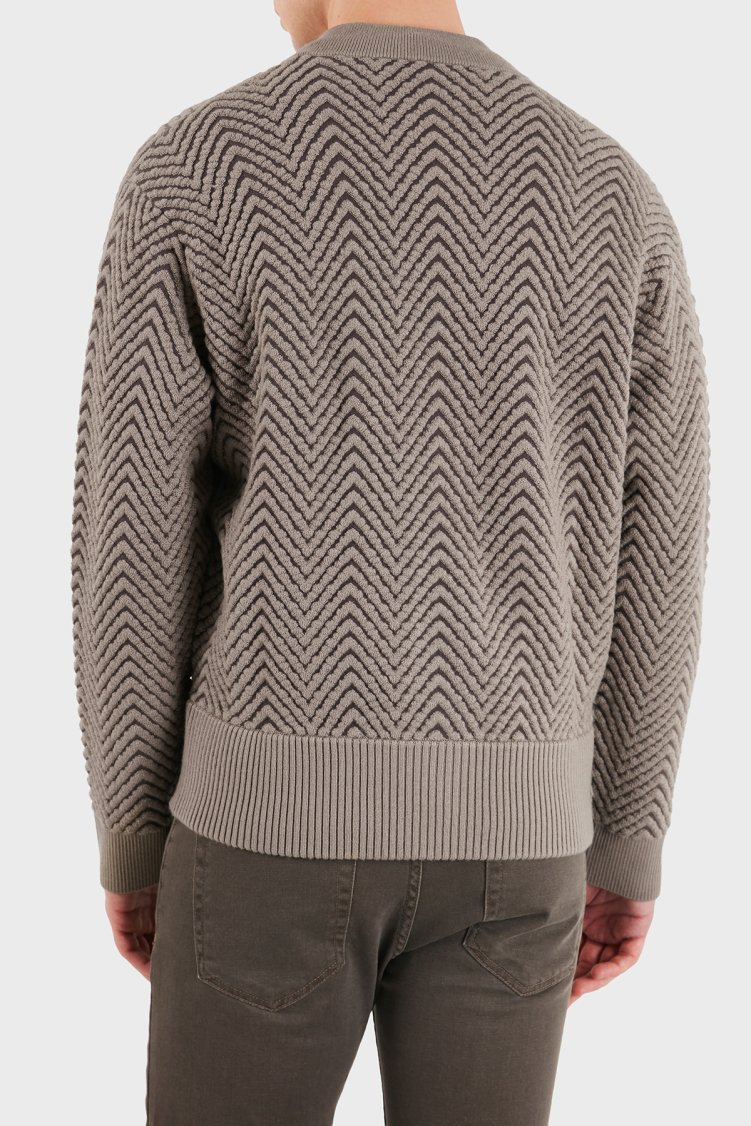 Emporio Armani Dik Yaka Fermuarlı Erkek Ceket EM006449 AF29809 F6019 Bej - Emporio Armani (1)
