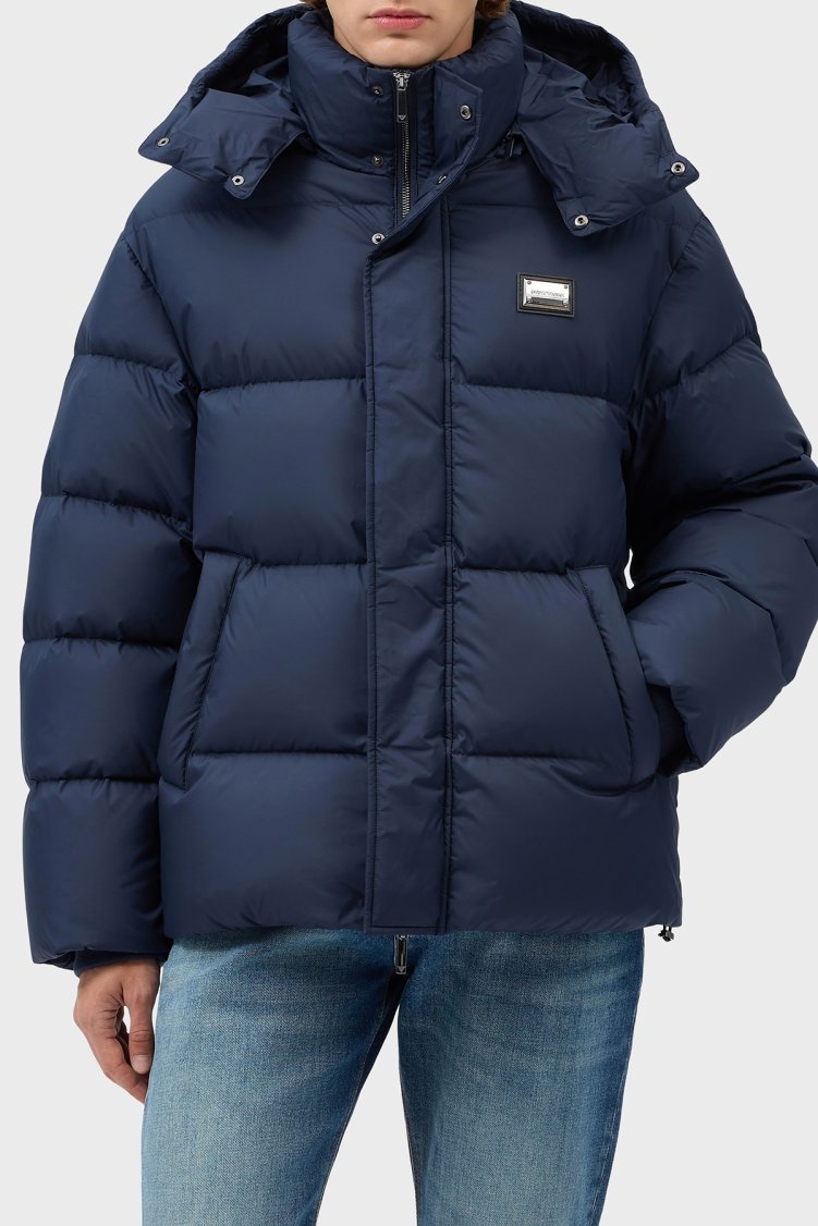 Emporio Armani Erkek Mont EM006745 AF18231 UB118 Lacivert - Emporio Armani