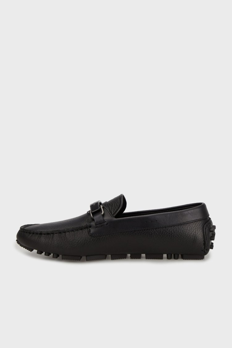 Emporio Armani Hakiki Deri Makosen Erkek Ayakkabı EM003922 AF20519 MC012 SİYAH - Emporio Armani (1)