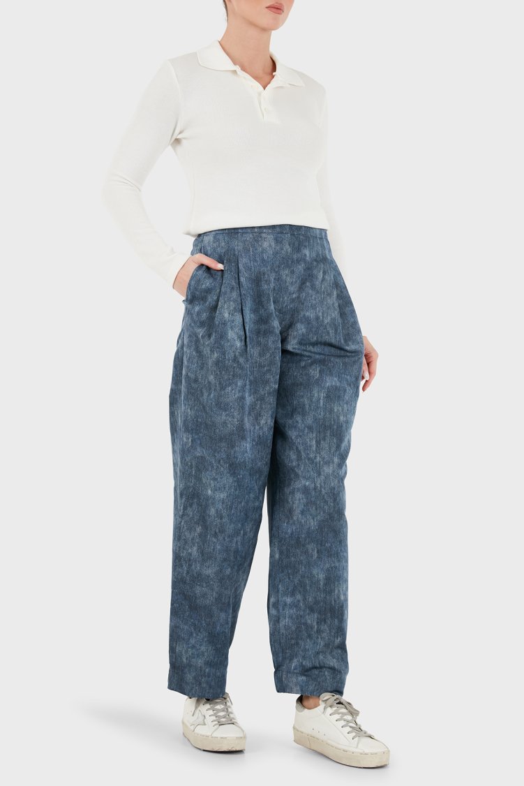 Emporio Armani Kadın Pantolon EW005562 AF24434 FB109 Lacivert - Emporio Armani (1)