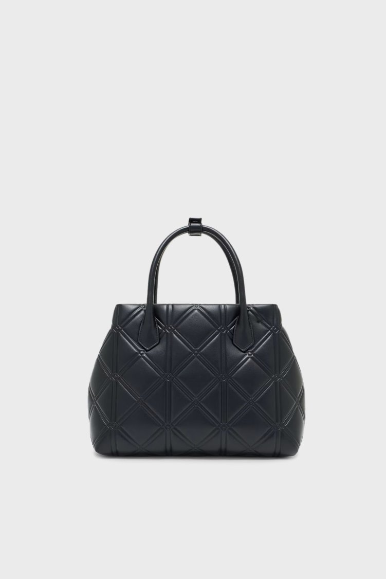 Emporio Armani Kapitoneli Çıkarılabilir Zincir Askılı Kadın Çanta EW002695 AF18575 UC001 SİYAH - Emporio Armani (1)