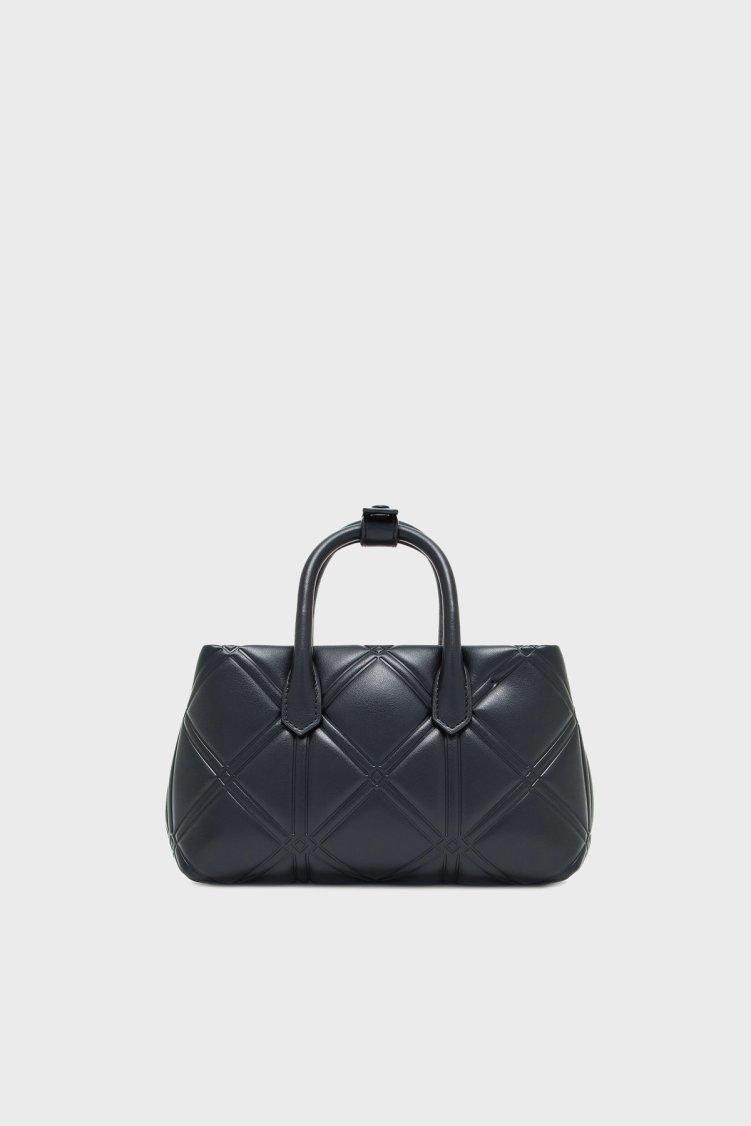 Emporio Armani Kapitoneli Çıkarılabilir Zincir Askılı Kadın Çanta EW002955 AF19662 UC001 SİYAH - Emporio Armani (1)