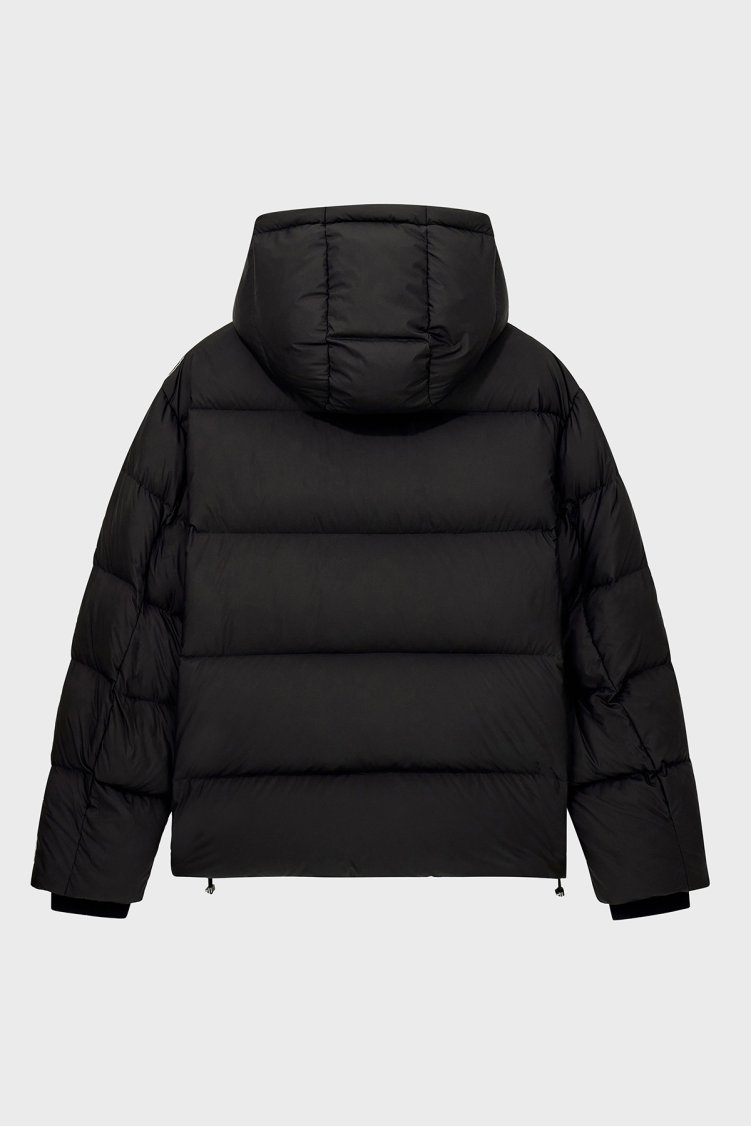 Emporio Armani Kapitoneli Kuş Tüyü Dolgulu Kapüşonlu Şişme Erkek Mont EM007218 AF18231 UC001 Siyah - Emporio Armani (1)