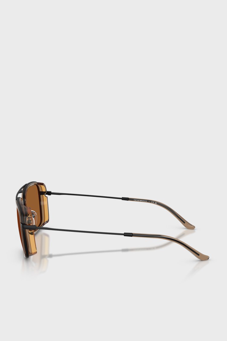 Emporio Armani Kare Güneş Erkek Gözlük 0EA2162 300163 54 Siyah - Emporio Armani (1)