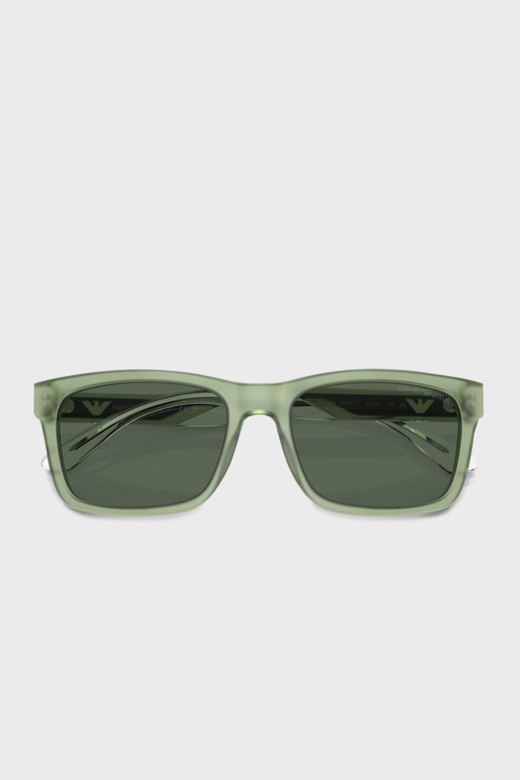 Emporio Armani Kare Güneş Erkek Gözlük 0EA4232 617687 57 Yanar Döner Yeşil-Duman - Emporio Armani