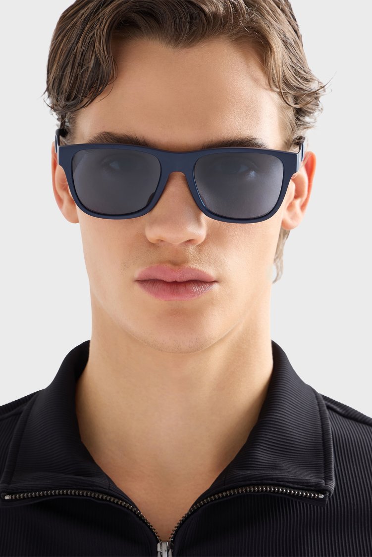 Emporio Armani Kare Güneş Erkek Gözlük 0EA4243 624480 56 Mat Mavi-Koyu Mavi - Emporio Armani (1)