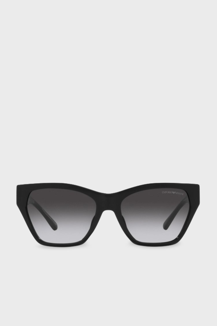 Emporio Armani Kedi Güneş Kadın Gözlük 0EA4203U 50178G 55 Parlak Siyah-Duman Gri - Emporio Armani (1)