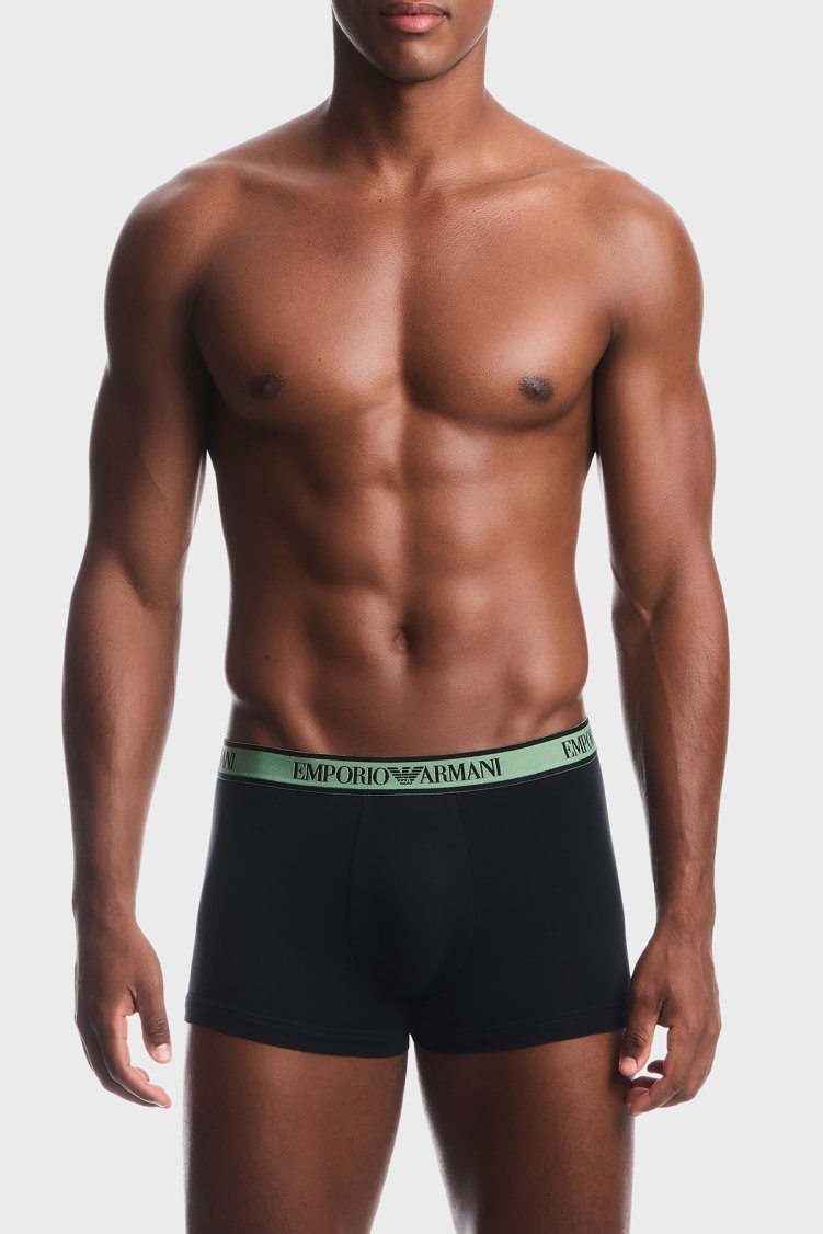 Emporio Armani Logolu 3 Pack Erkek Boxer EM000259 AF25019 MC061 Siyah - Emporio Armani (1)