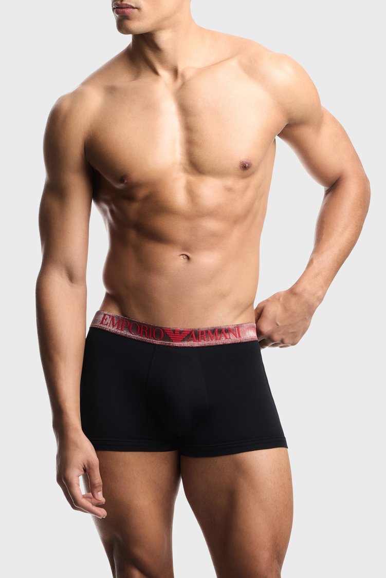Emporio Armani Logolu 3 Pack Erkek Boxer EM000259 AF25020 MC061 Siyah - Emporio Armani (1)