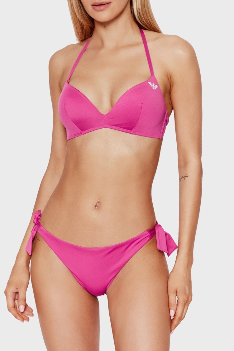 Emporio Armani Logolu Bayan Bikini Altı S 262555 2R300 05873 PEMBE - Emporio Armani (1)