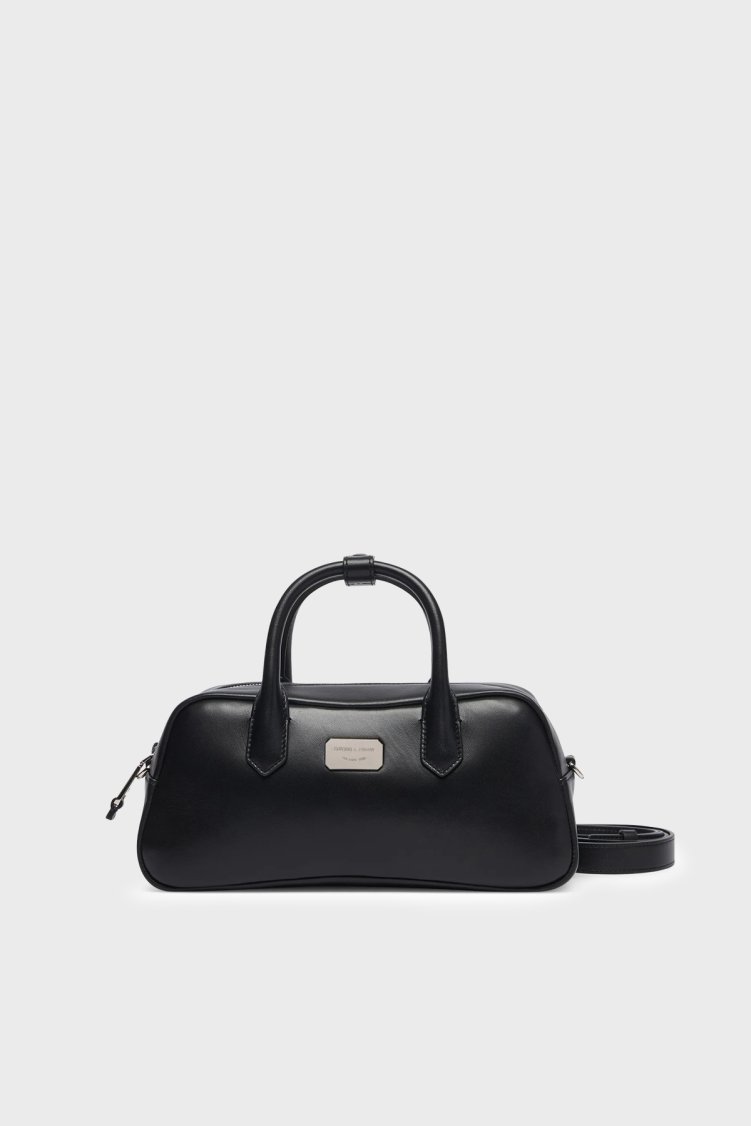 Emporio Armani Logolu Çıkarılabilir Askılı Kadın Çanta EW003824 AF32959 UC001 Siyah - Emporio Armani