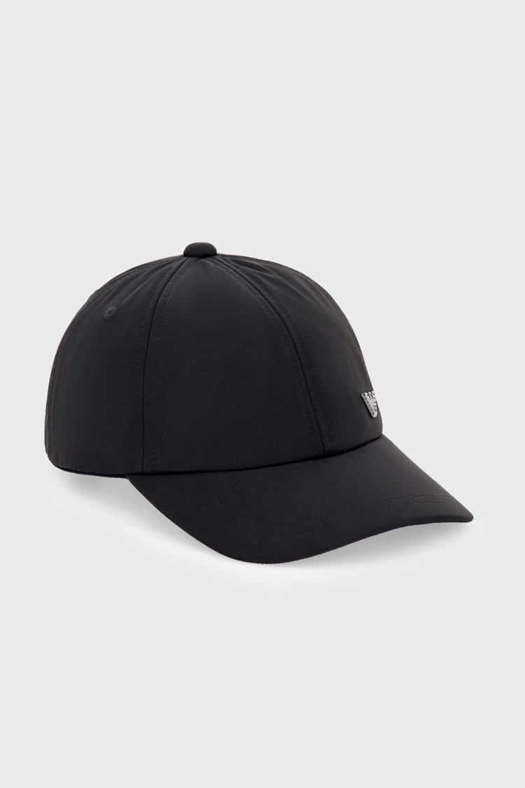 Emporio Armani Logolu Erkek Şapka EM007266 AF29659 UC001 Siyah - Emporio Armani