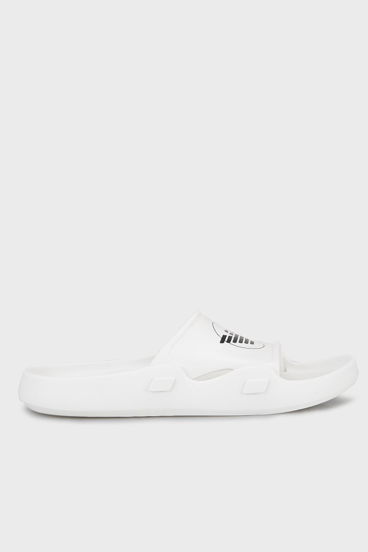Emporio Armani Logolu Erkek Terlik EX000044 AF22191 U0009 BEYAZ - Emporio Armani