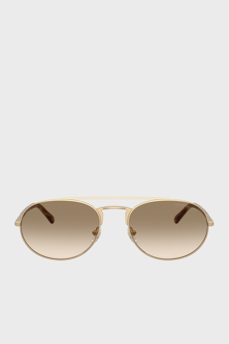 Emporio Armani Logolu Güneş Erkek Gözlük 0EA2171 300213 57 Altın - Emporio Armani (1)