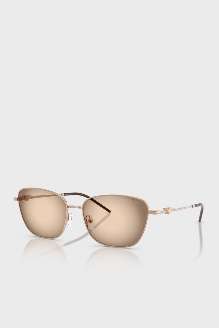 Emporio Armani Logolu Güneş Kadın Gözlük 0EA2170 301113 57 Altın - Emporio Armani