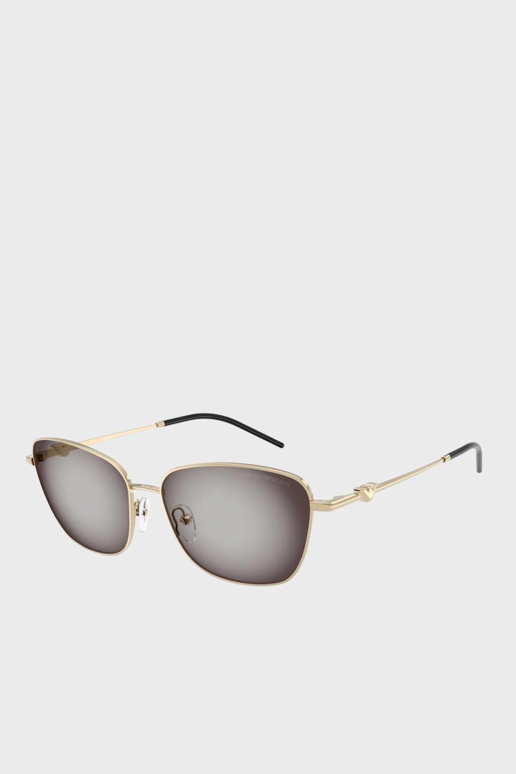Emporio Armani Logolu Güneş Kadın Gözlük 0EA2170 30138G 57 Altın - Emporio Armani