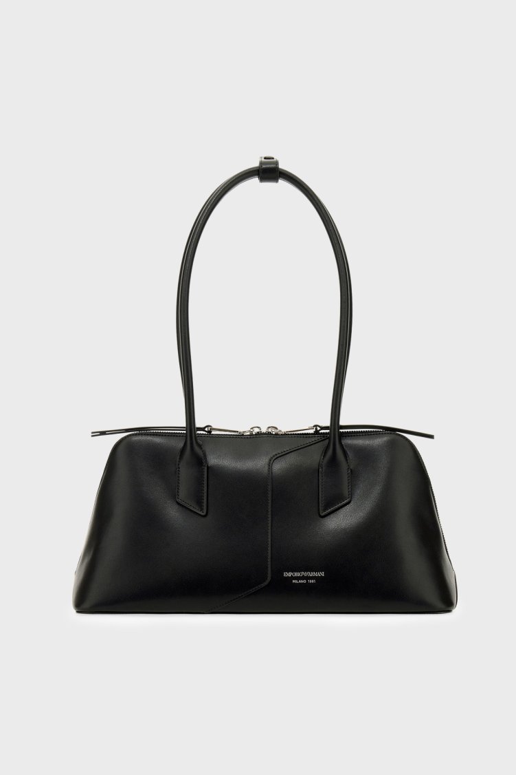 Emporio Armani Logolu Omuz Askılı Kadın Çanta EW005676 AF29741 UC001 Siyah - Emporio Armani
