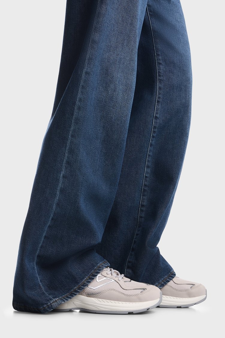 Emporio Armani Logolu Sneaker Kadın Ayakkabı EW003094 AF27288 M8466 Kum-gümüş - Emporio Armani (1)