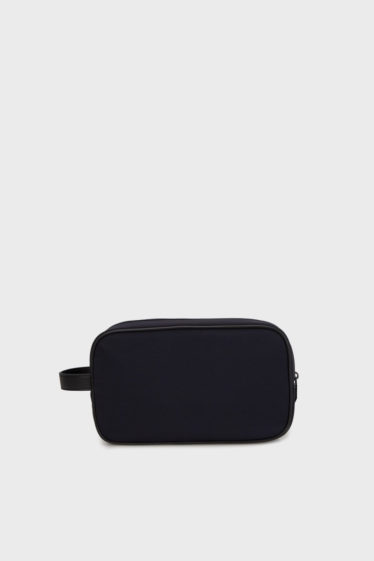 Emporio Armani Logolu Tek Saplı Erkek Çanta EM000090 AF13841 UB118 LACİVERT - Emporio Armani (1)