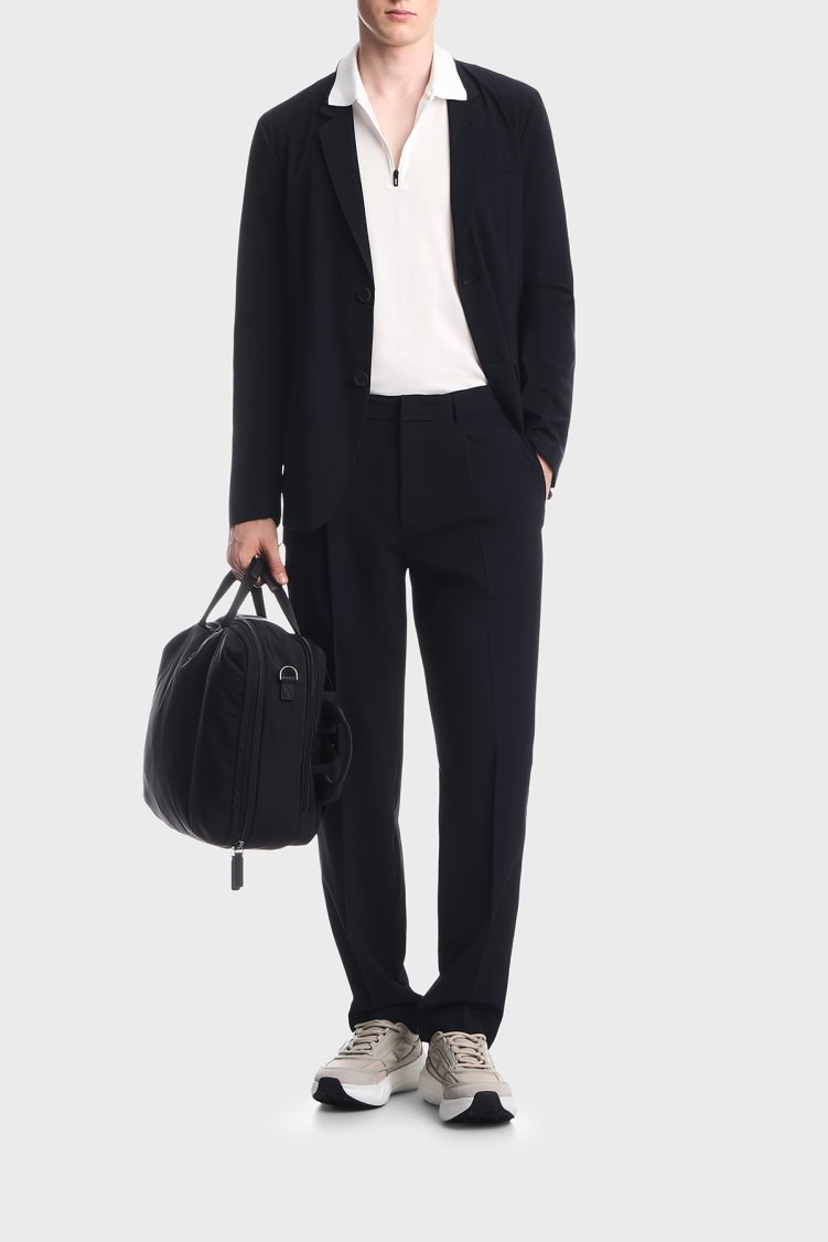 Emporio Armani Lyocell Karışımlı Fermuarlı Erkek Polo EM006341 AF10017 U0003 Beyaz - Emporio Armani (1)