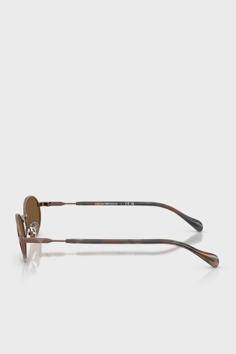 Emporio Armani Oval Güneş Erkek Gözlük 0EA2175 300693 54 Bakır - Emporio Armani (1)