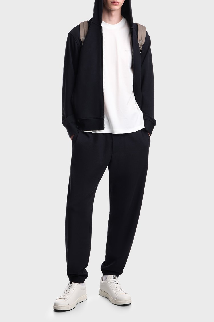 Emporio Armani Pamuk Karışımlı Regular Fit Bisiklet Yaka Erkek T Shirt EM005491 AF24839 U0003 BEYAZ - Emporio Armani (1)