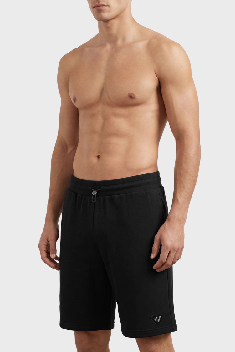 Emporio Armani Pamuk ve Modal Karışımlı Normal Bel Erkek Short EM000495 AF19060 UC001 SİYAH - Emporio Armani (1)