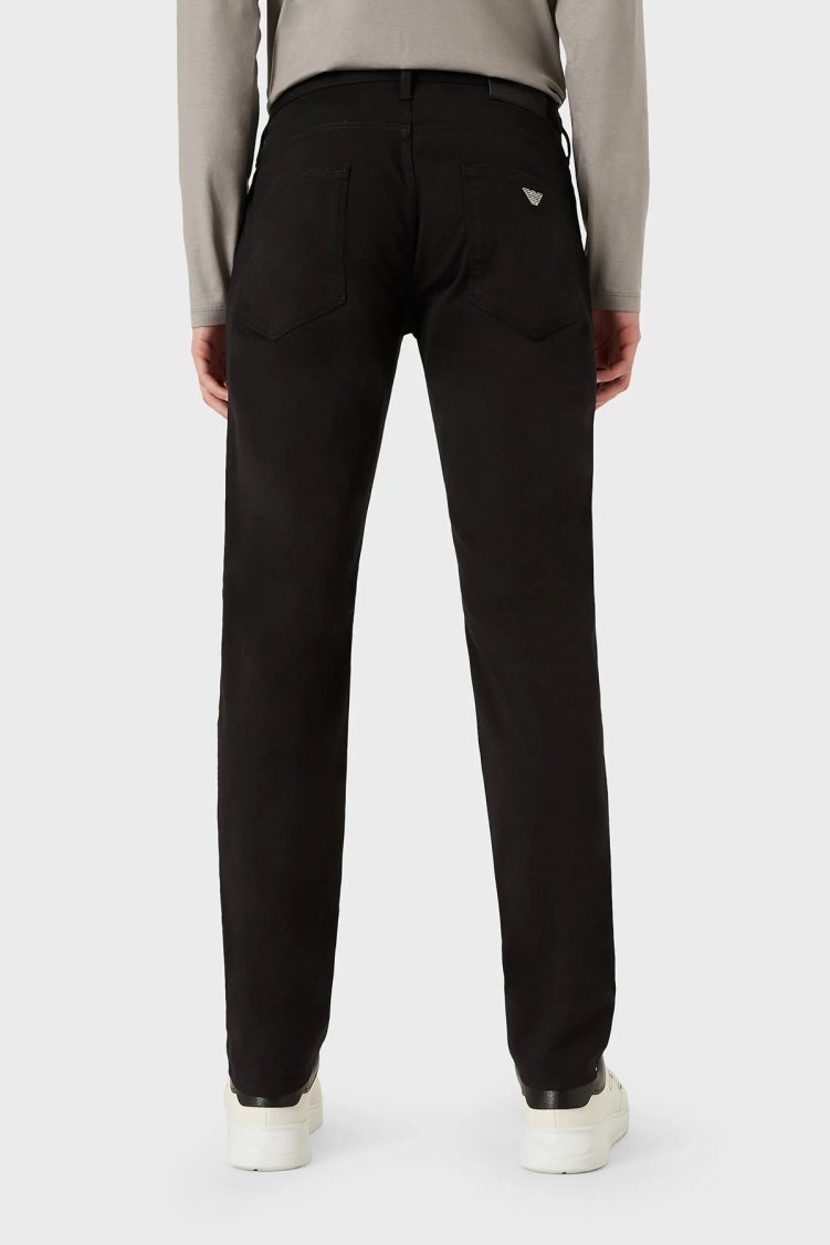 Emporio Armani J06 Pamuklu Düşük Bel Slim Fit Jeans Erkek Kot Pantolon 8N1J06 1GN0Z 0999 SİYAH - Emporio Armani (1)