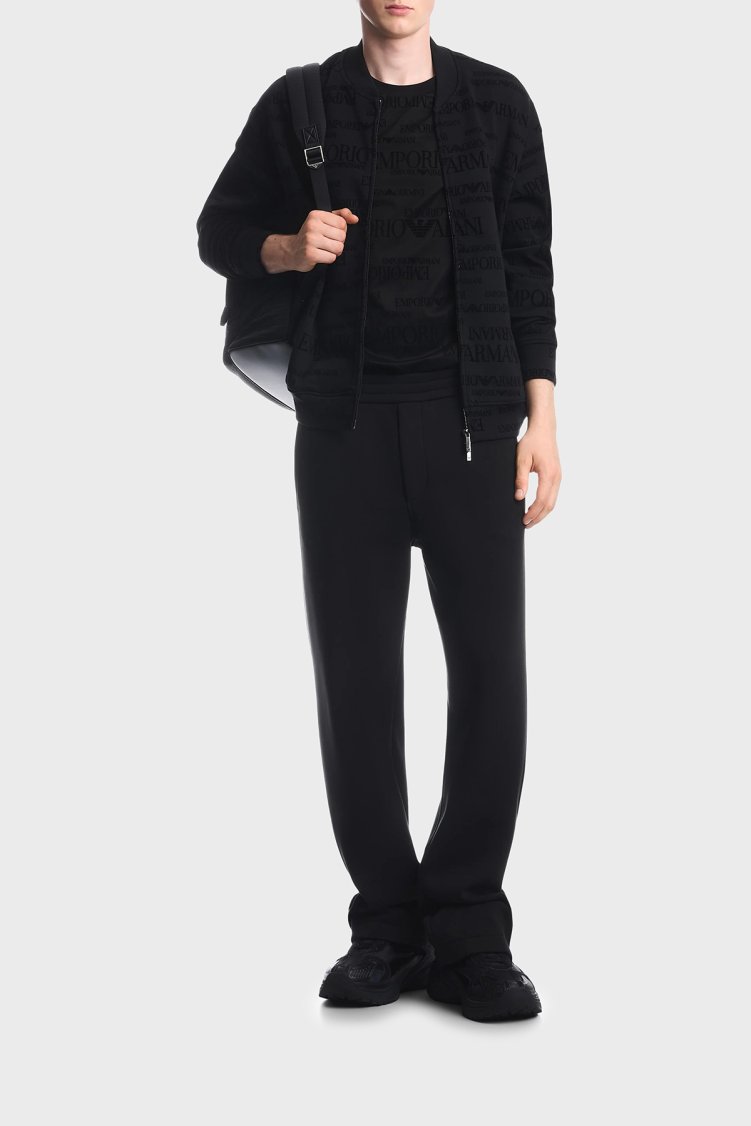 Emporio Armani Pamuklu Fermuarlı Regular Erkek Sweat EM006881 AF10013 FC376 Siyah - Emporio Armani (1)