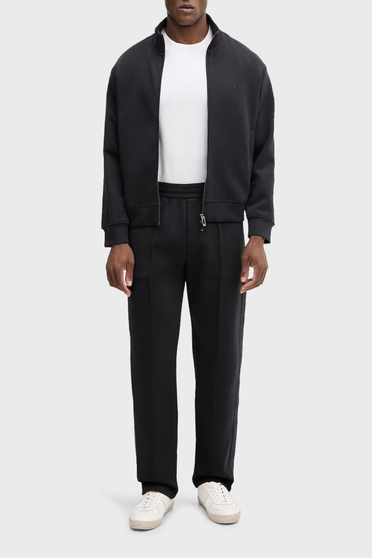 Emporio Armani Pamuklu Regular Fit Dik Yaka Fermuarlı Erkek Sweat EM005222 AF10013 UB118 LACİVERT - Emporio Armani (1)