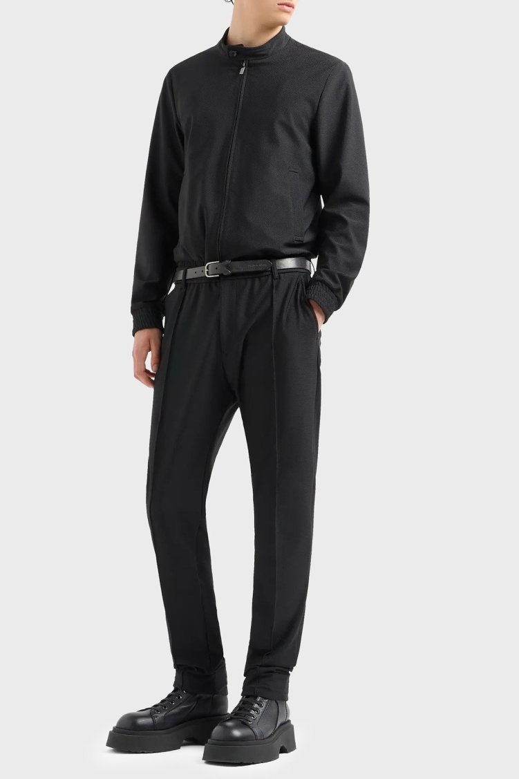 Emporio Armani Pamuklu Regular Fit Erkek Ceket EM000185 TE11109 UC001 SİYAH - Emporio Armani (1)