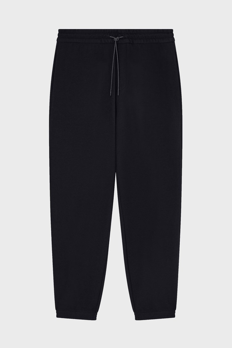 Emporio Armani Pamuklu Regular Fit Logolu Yüksek Bel Erkek Pantolon EM004514 AF13700 FB406 LACİVERT - Emporio Armani (1)